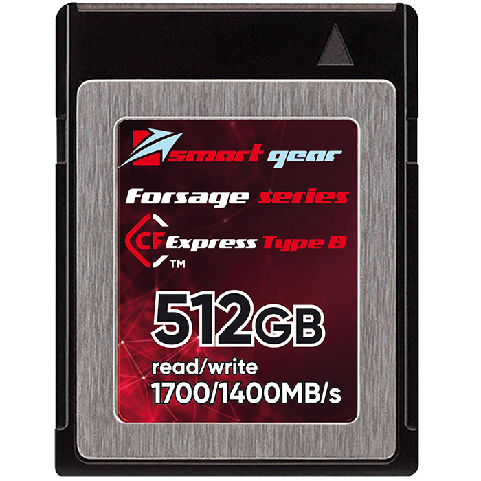 Карта памяти Smart Gear CF Express Forsage, 512GB W1400/R1700, 1000P/E cycles