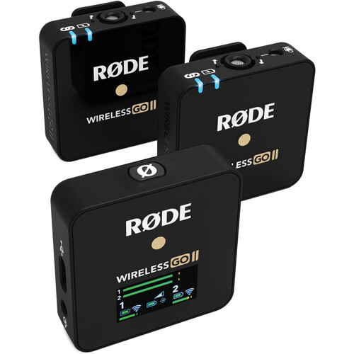 Радиосистема RODE Wireless GO II, разъем: USB Type-C, черный, 3 шт