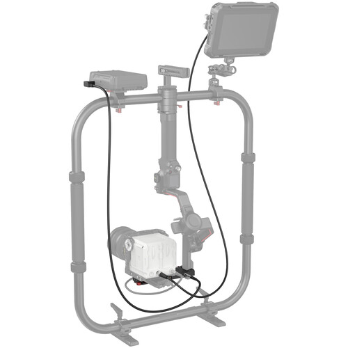 SmallRig 3251 Быстросъемная нижняя крепежная пластина с разъемами питания для стабилизатора DJI RS 2