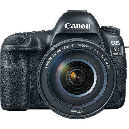 Фотоаппарат Canon EOS 5D Mark IV Kit EF 24-105mm 1:4 L IS II USM, черный