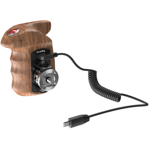 Ручка боковая правая Wooden Hand Grip с кнопкой управления для камер Sony SmallRig HSR2511