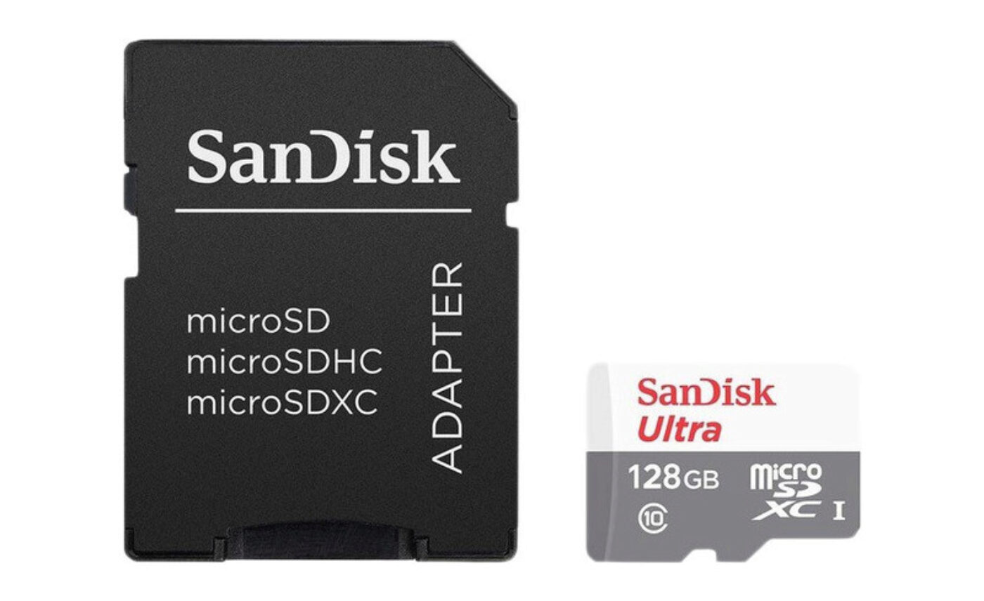 Карта памяти SanDisk ULTRA 128GB MICRO SD 80MB/S 533X (SDSQUNS-128G-GN6TA) 