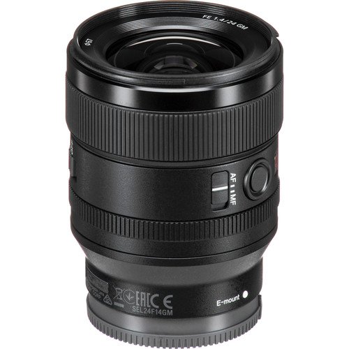 Объектив Sony FE 24mm f/1.4 GM (SEL24F14GM), чёрный