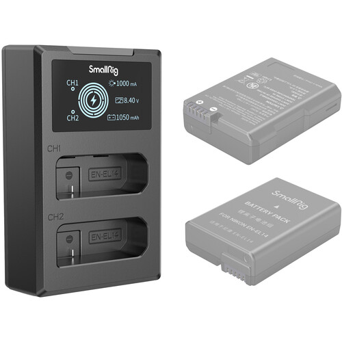 SmallRig 4082 Зарядное устройство для аккумуляторов Nikon EN-EL14