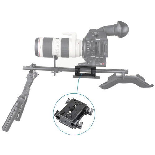 SmallRig 1798 Базовая площадка с креплением для направляющих Baseplate with Dual 15mm Rod Clamp