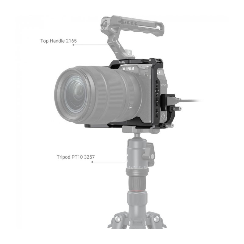 SmallRig 3715 Комплект для цифровых камер Fujifilm GFX100S / GFX50SII, клетка, фиксатор кабеля