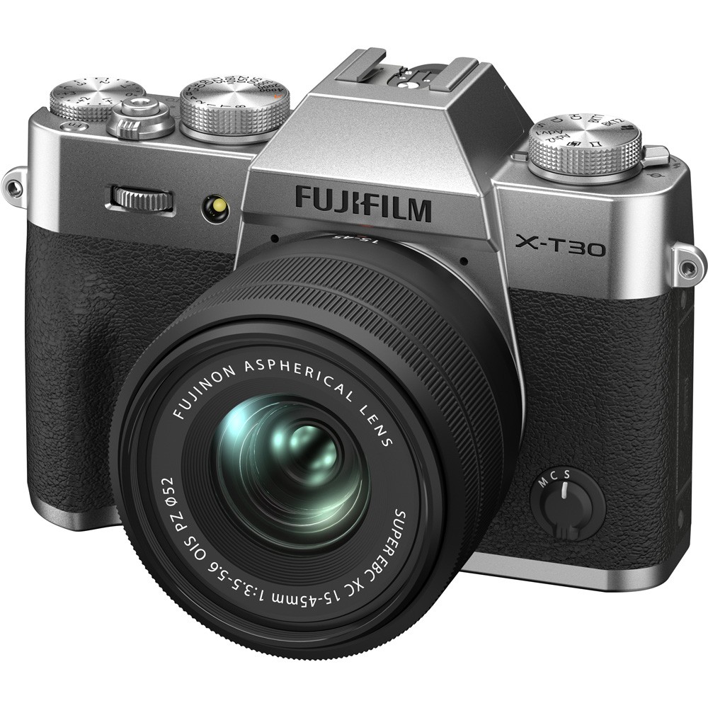 Fujifilm X-T30 II kit XC 15-45mm F3.5-5.6 OIS PZ Lens Silver