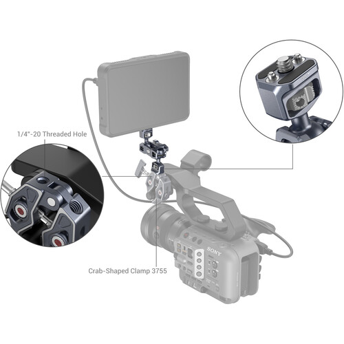 SmallRig 3873 Универсальный держатель для аксессуаров (крепление 1/4")
