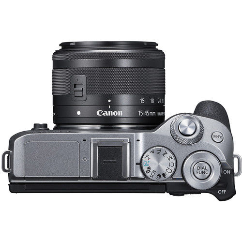 Фотоаппарат Canon EOS M6 Mark II 15-45 IS STM (Silver)