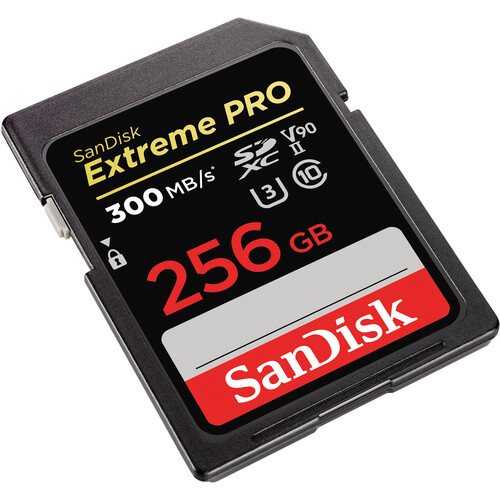 Карты памяти SanDisk Extreme Pro SDXC UHS-II V90 U3 300/260 MB/s 256GB SDSDXDK-256G-GN4IN