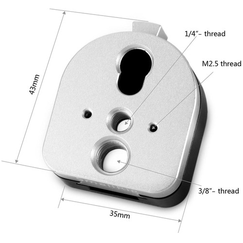 SmallRig 1855 Быстросъемная площадка S-Lock Quick Release Mounting Device