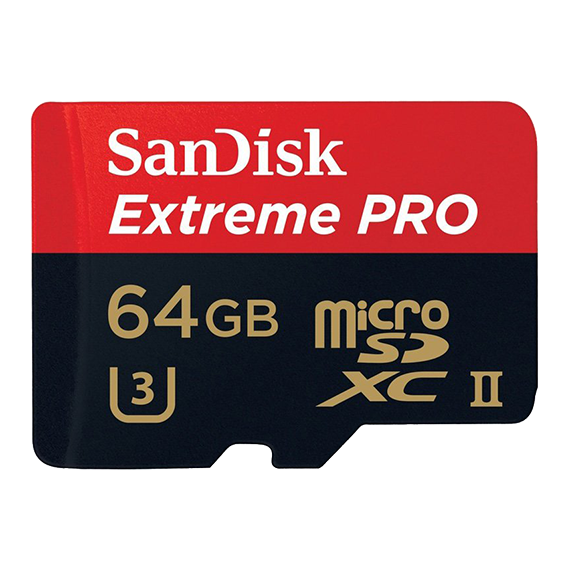 Карта памяти Micro SDXC-64GB Sandisk Extreme Pro 275MB/1833X + USB 3.0 READER [SDSQXPJ-064G-GN6M3]