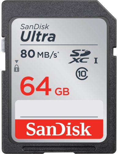 Карта памяти SanDisk Ultra SDXC Class 10 64GB (SDSDUNC-064G-GN6IN)
