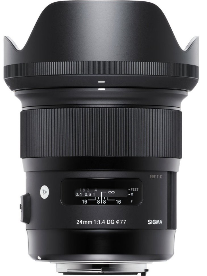 Объектив Sigma AF 24mm f/1.4 DG HSM Art for Canon EF, чёрный