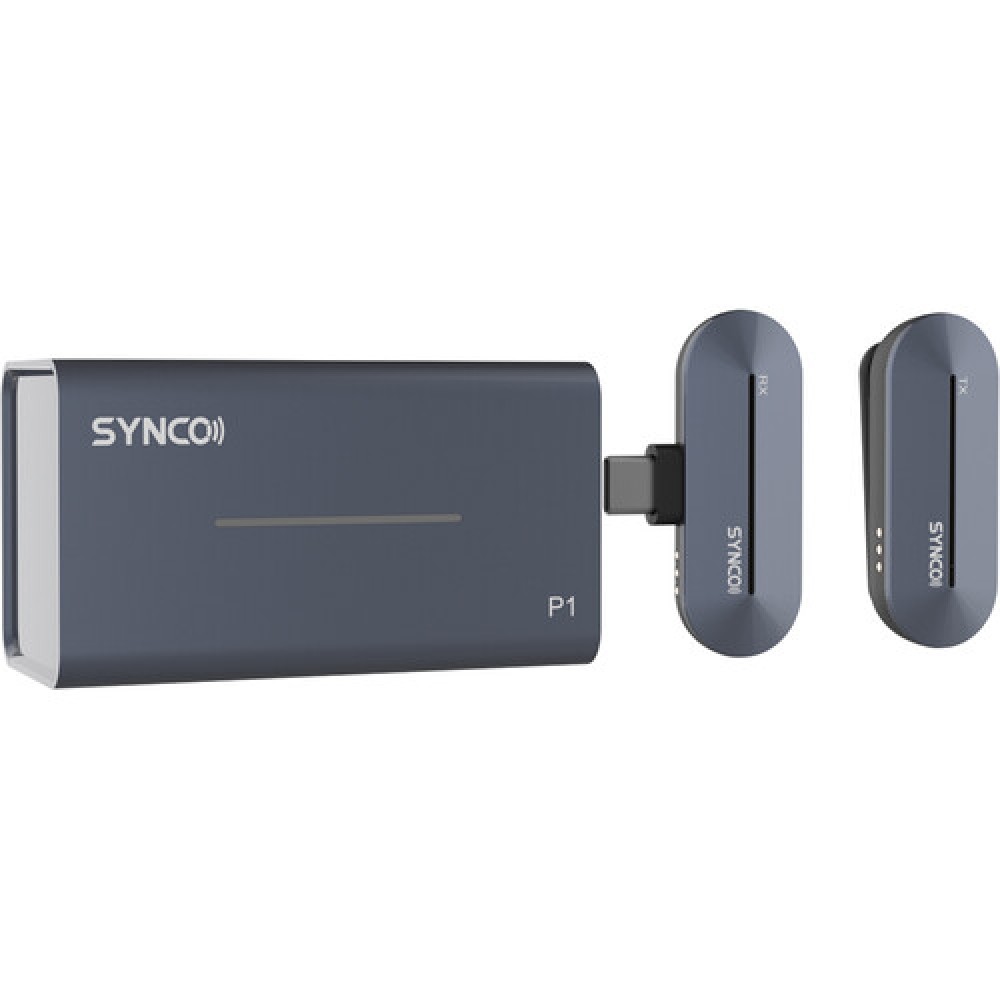 Synco P1T Радиосистема 2,4 ГГц приемник, передатчик, футляр-зарядка (Type-C)
