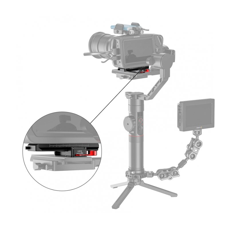 Площадка для установки камеры BMPCC 4K / 6K на электронный стабилизатор Offset Kit SmallRig BSS2403