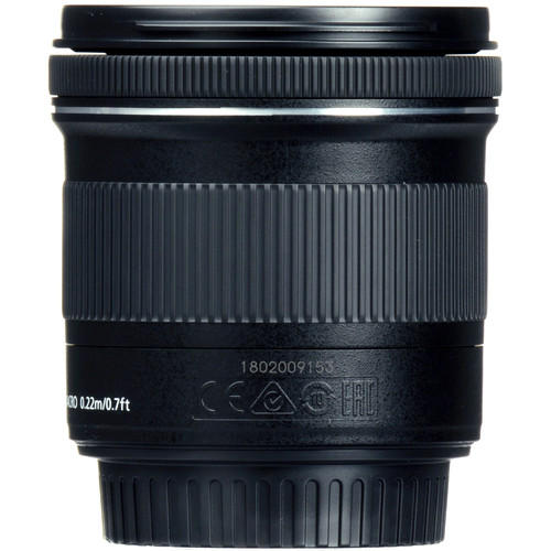 Объектив Canon EF-S 10-18mm f/4.5-5.6 IS STM, черный