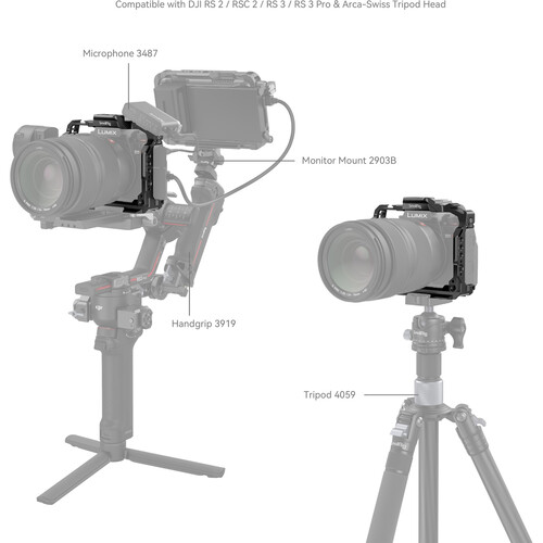 SmallRig 4022 Клетка для цифровых камер Panasonic Lumix G9II / S5II / S5IIX