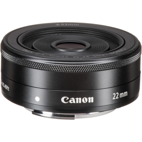 Объектив Canon EF-M 22mm f/2 STM, черный