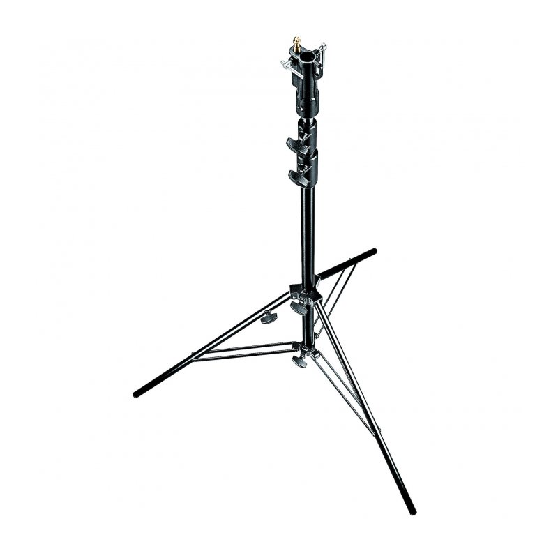 Стойка Manfrotto 070BU 2 секции / 147 см / 18 кг алюминиевая с регулируемой ногой черная